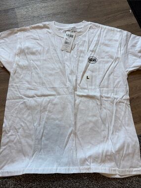 Vans Youth white logo Short Sleeve Tee